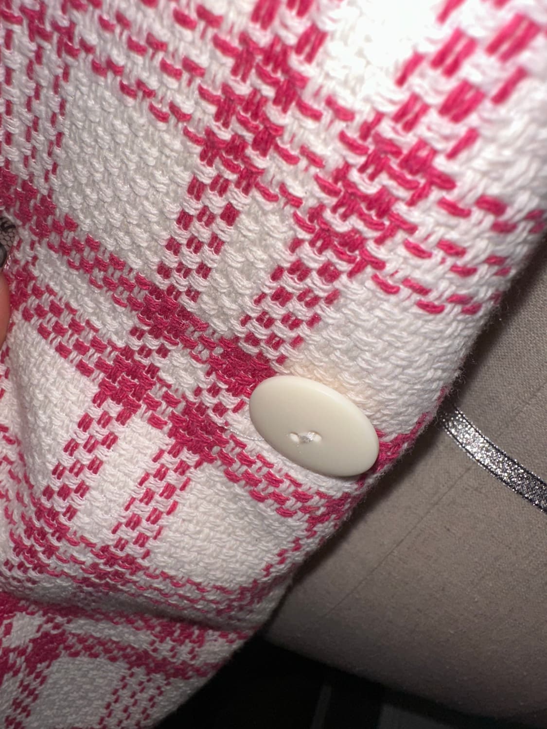 Zara 체크 트위드 자켓 상품이미지4