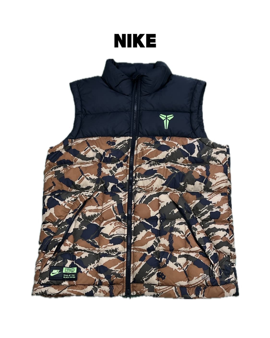 (M) 나이키 코비브라이언트 카모패턴 조끼패딩 상품이미지1