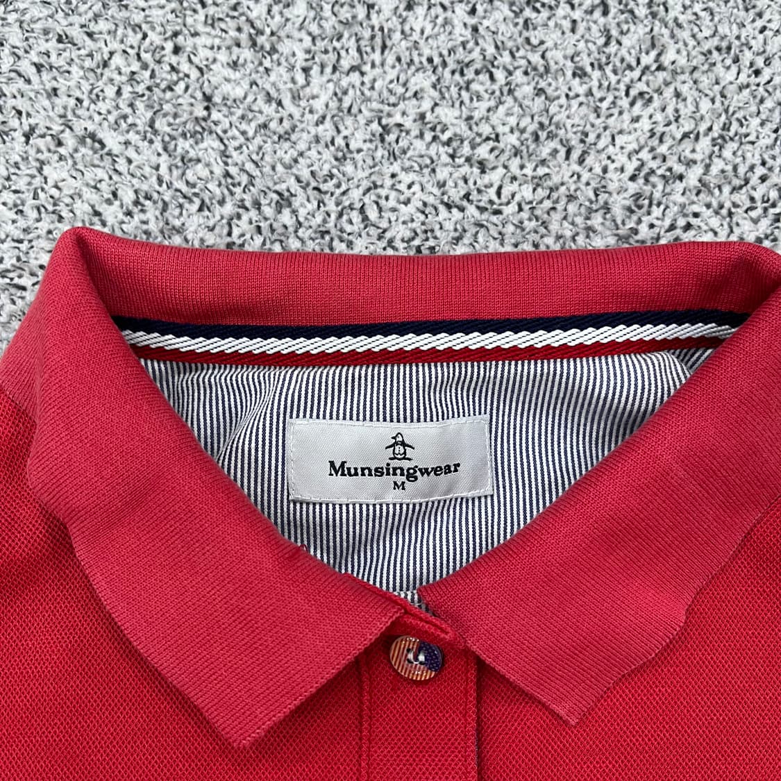 M 먼싱웨어 여성 골프 반팔 카라티 0320M 상품이미지2