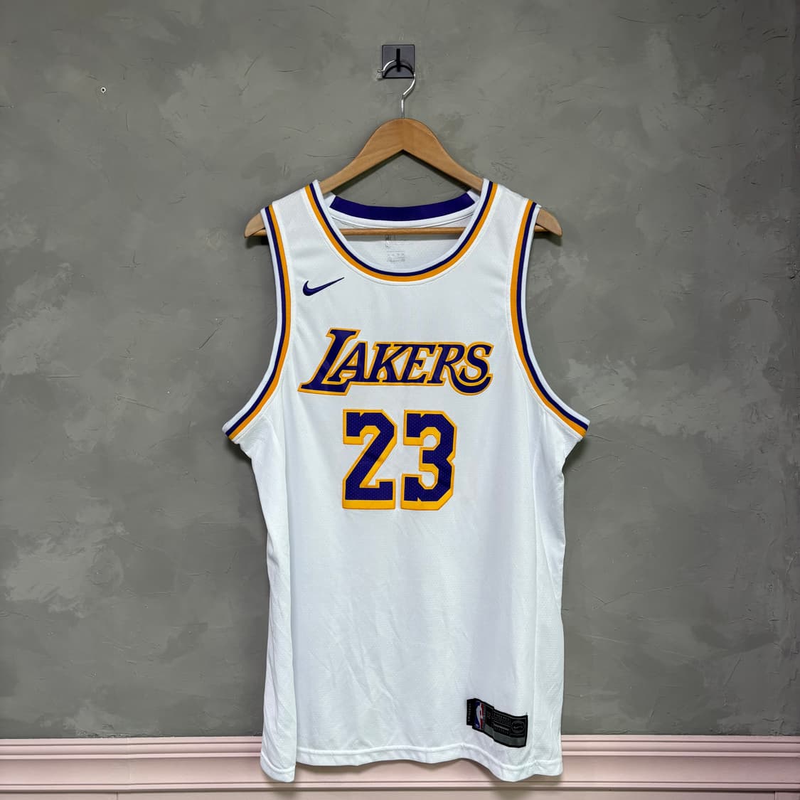 나이키 NBA LA 레이커스 르브론 제임스 스윙맨 져지 반팔 상품이미지1