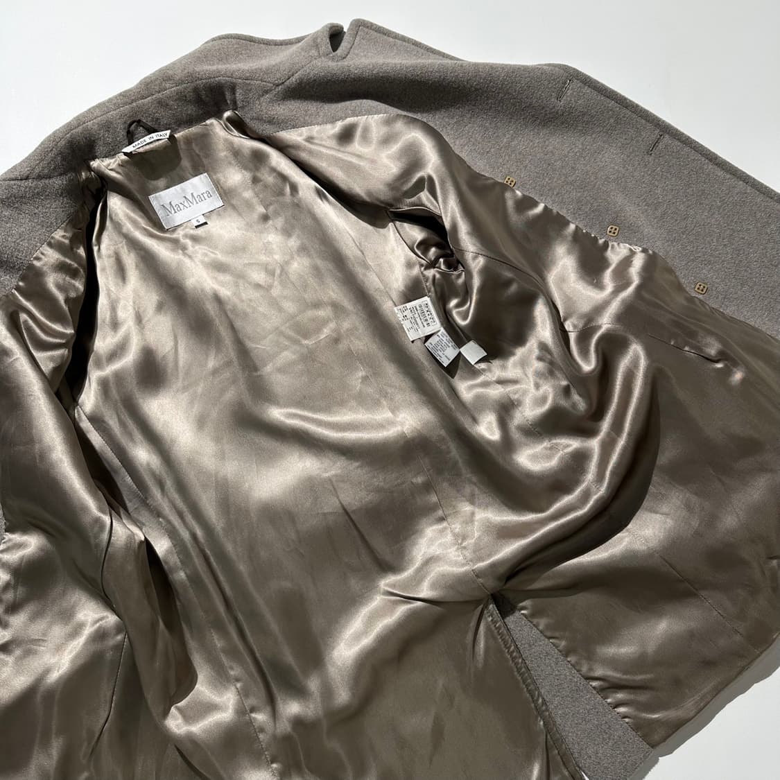 막스마라 울 앙고라 로브 더블 하프코트 상품이미지8