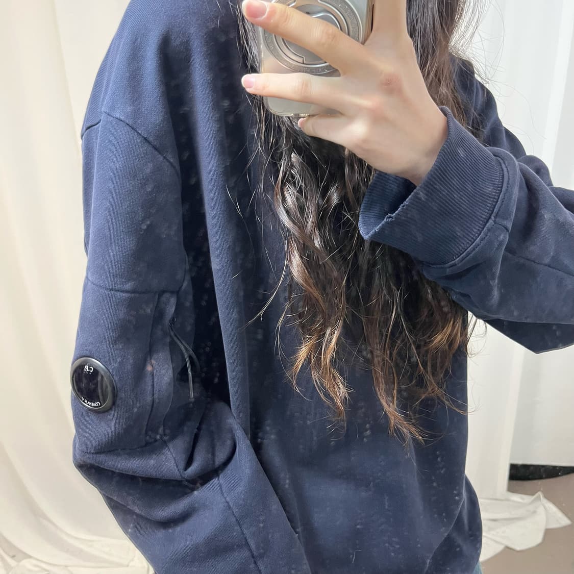 CP Company Navy Long Sleeve Top 상품이미지2