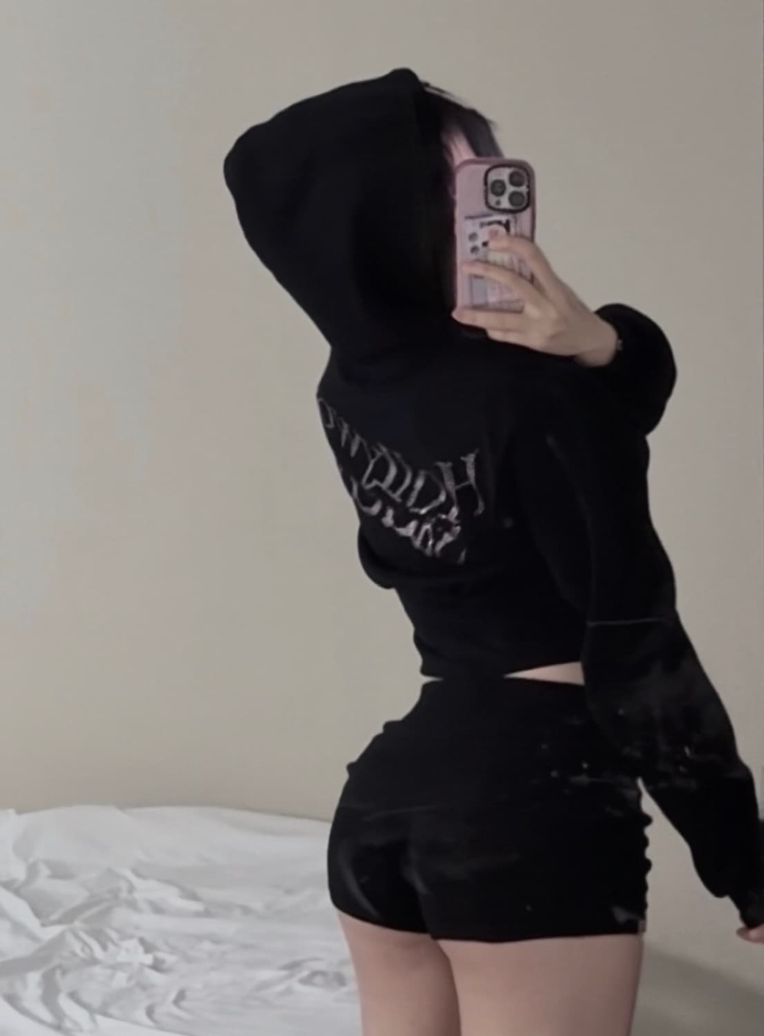 dydoshop 코르셋 후드집업 체리퍼플 상품이미지3