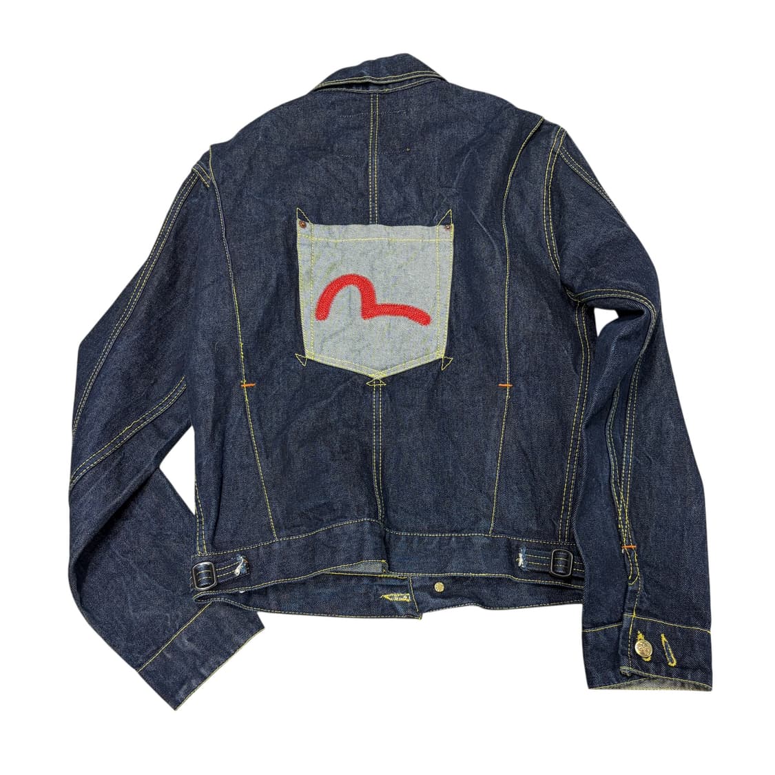 에비수 재팬 포켓 다이콕 데님 자켓 상품이미지2