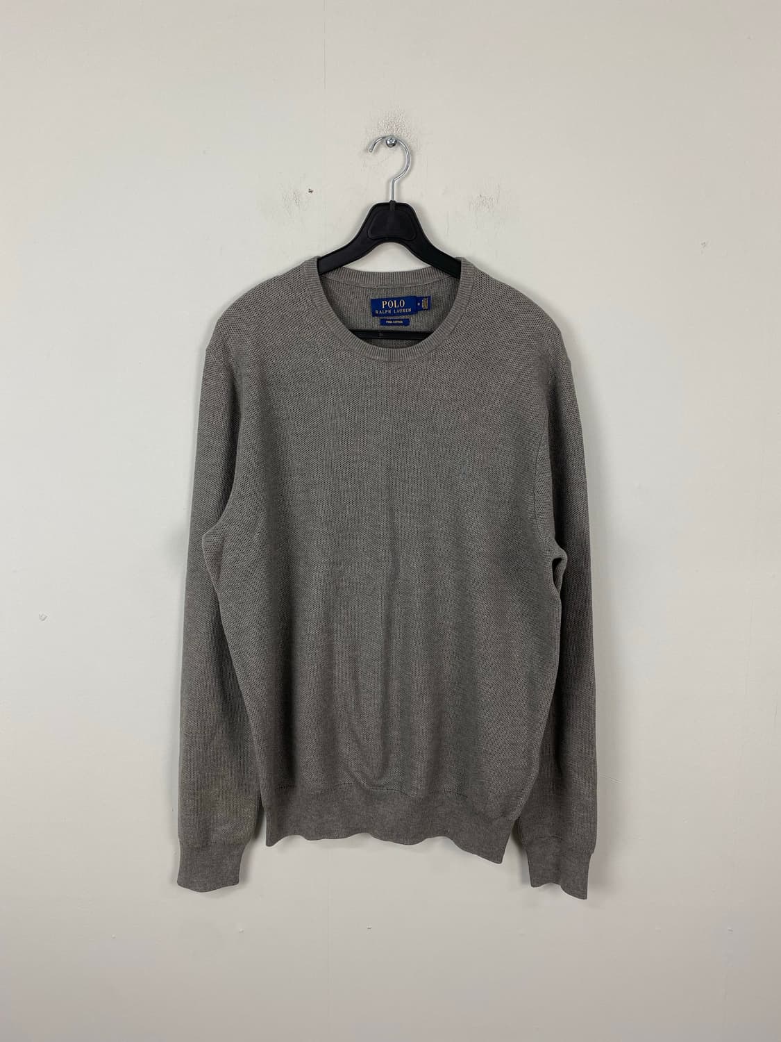 폴로 랄프로렌 그레이 와플 니트 M 상품이미지1