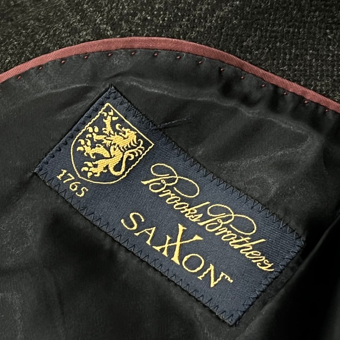 브룩스브라더스 체크 울코트 s09828 상품이미지7