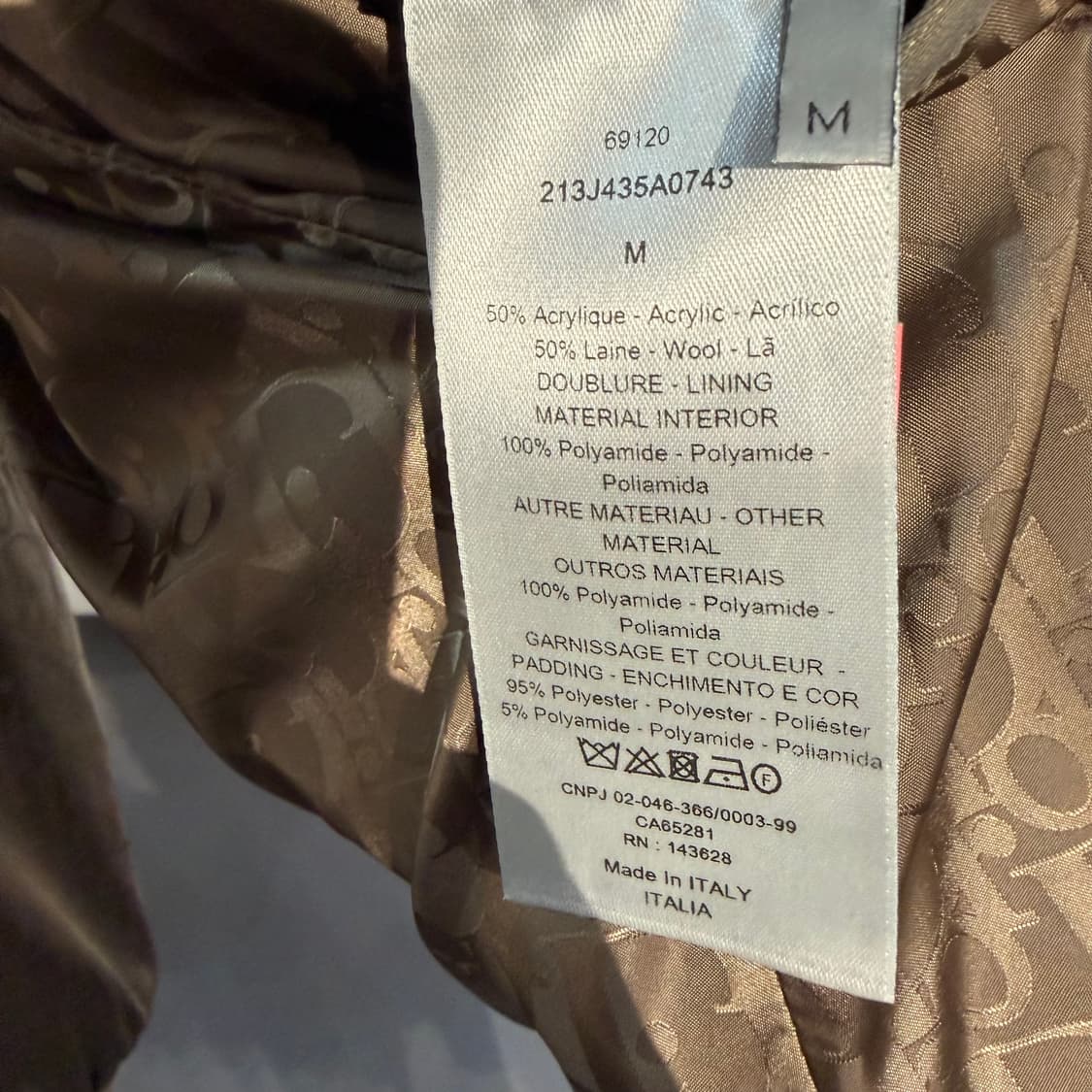 (M) 디올 오블리크 리버시블 플리스 자켓 상품이미지5