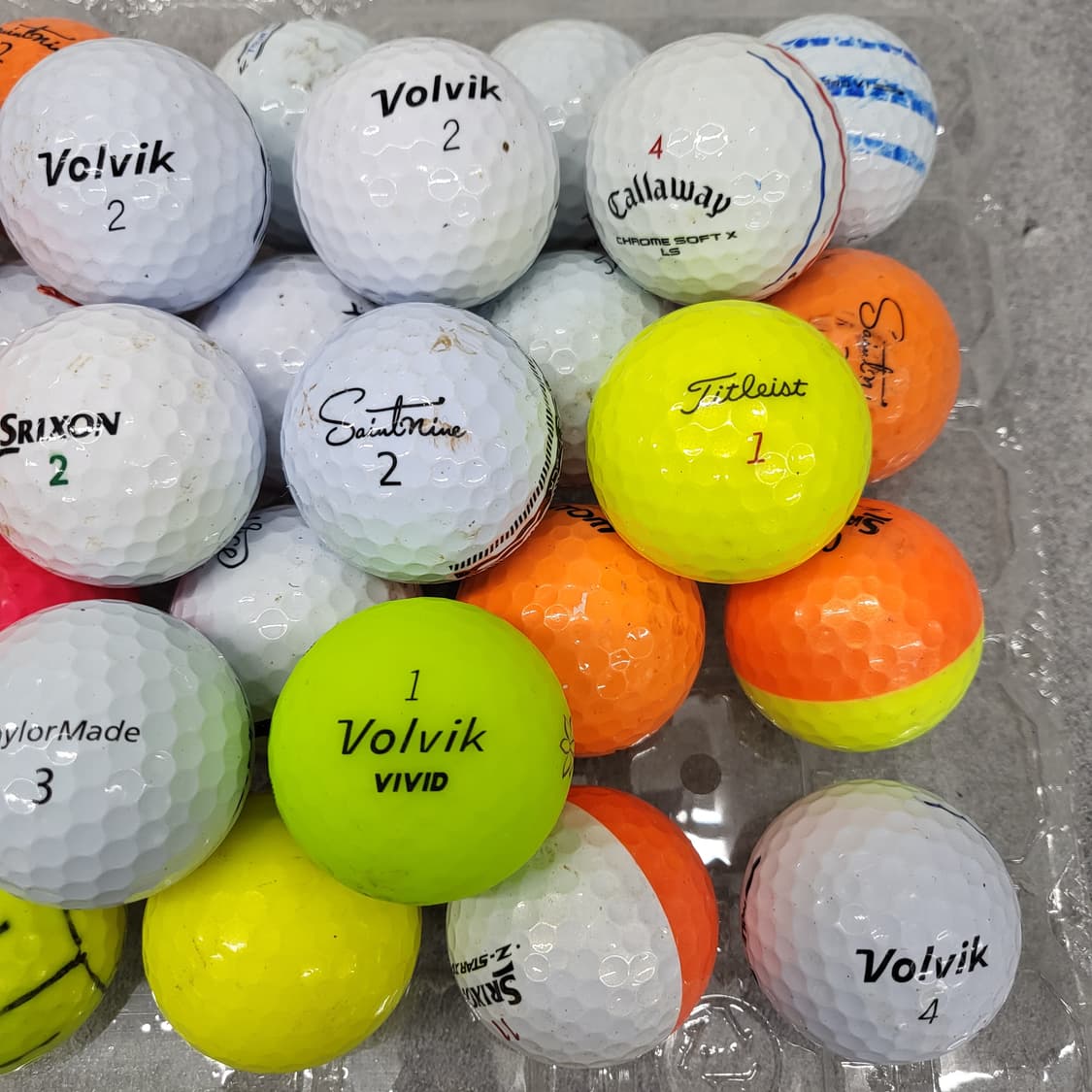 다양한 브랜드의 골프공 로스볼 30개 일괄 상품이미지3