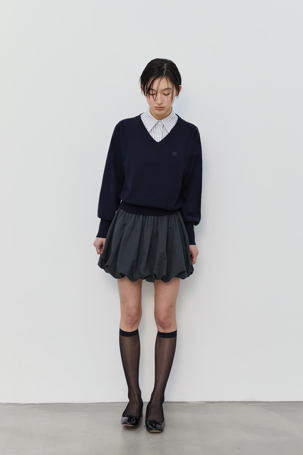 버뮬라 벌룬 미니 스커트 치마 S 상품이미지6