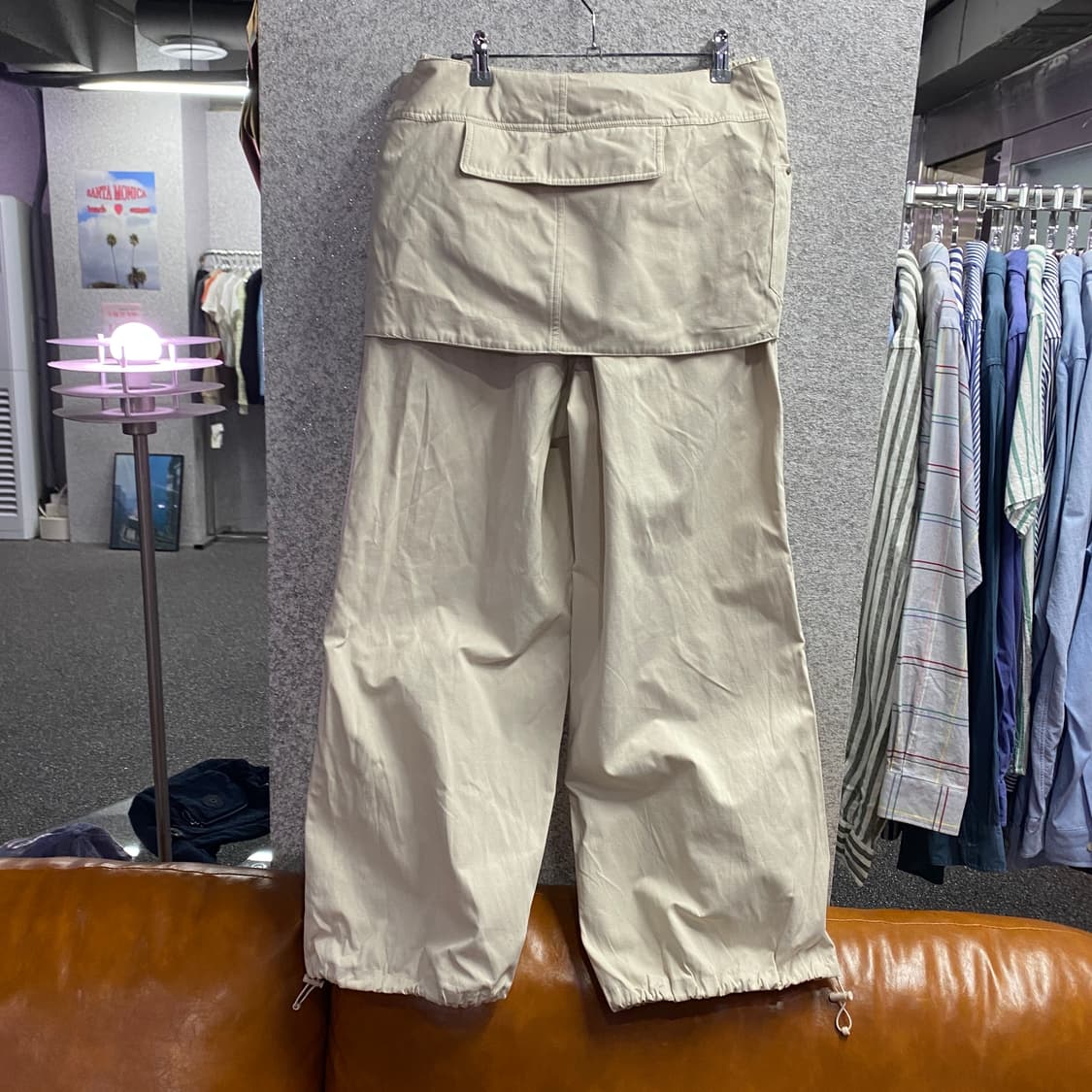 파르티멘토 레이어드 투웨이 랩 팬츠 B4501 상품이미지5