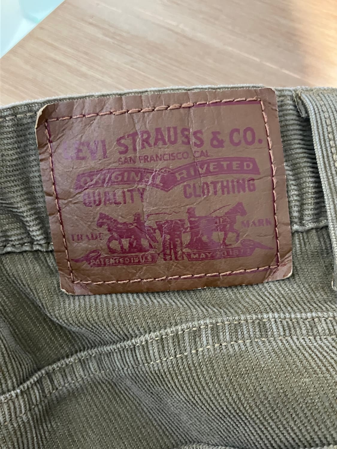 34) Levi’s 549 브라운 코듀로이 팬츠 상품이미지6