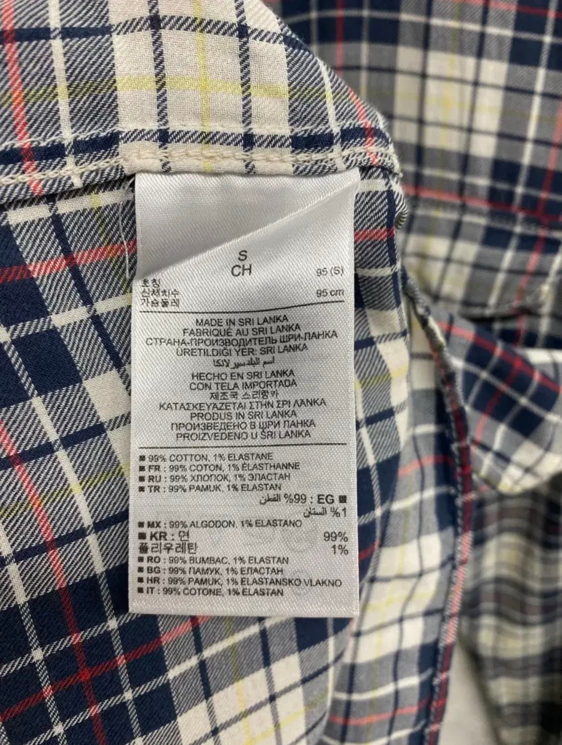 갭 Gap 체크 셔츠 S 상품이미지4
