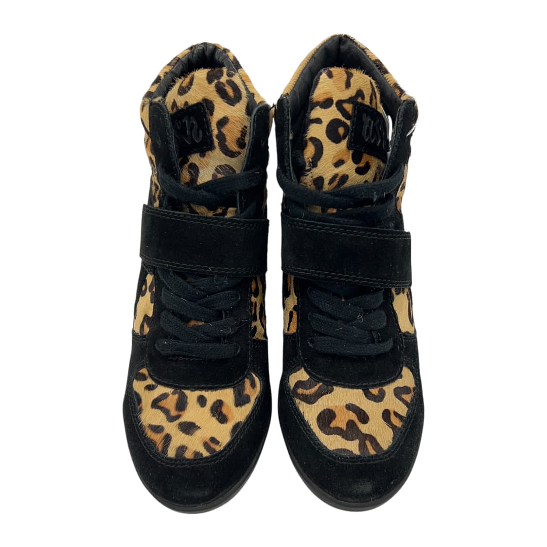 240 W Vtg 애쉬 아쉬 웨지힐 스니커즈 블랙 호피 상품이미지4