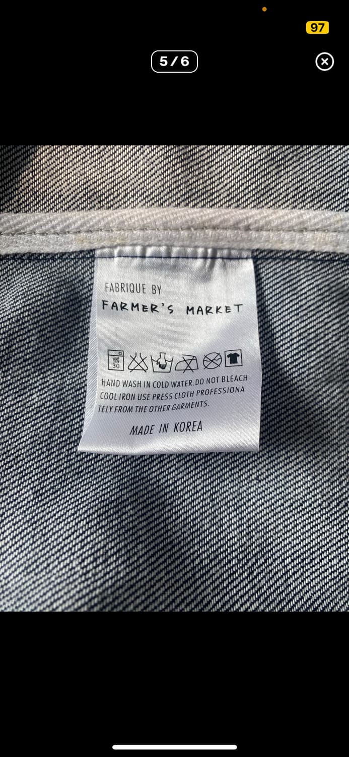 farmers market 데님더블자켓 상품이미지5