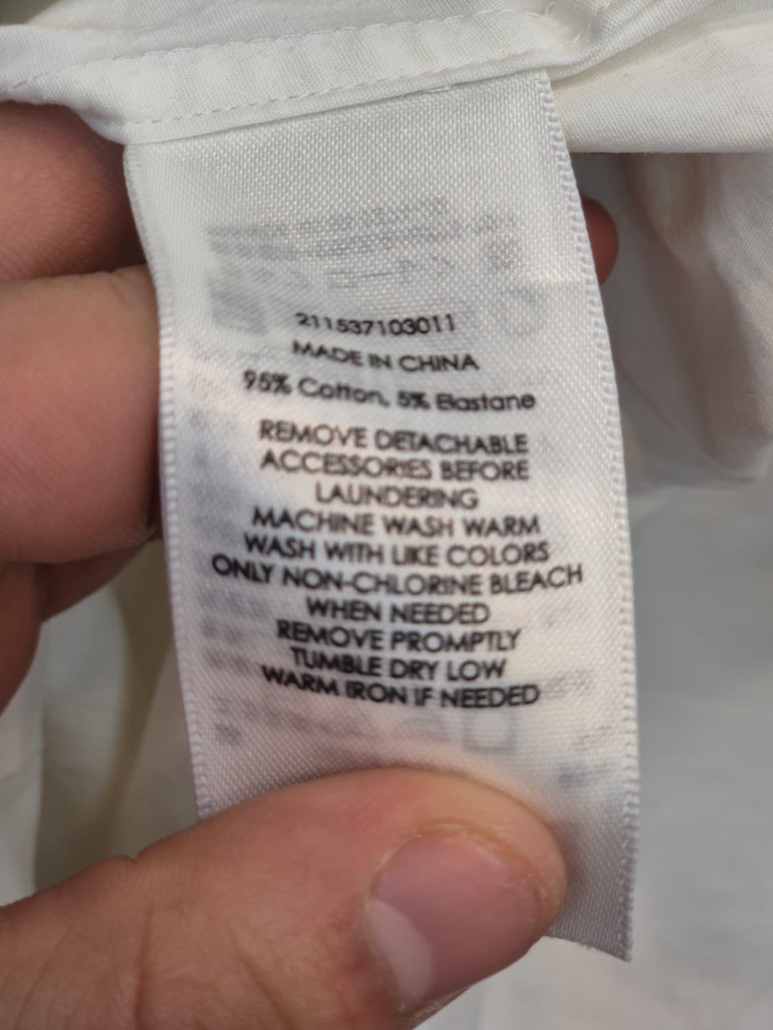 폴로 랄프로렌 흰색 슬림핏 셔츠155/84A 상품이미지3