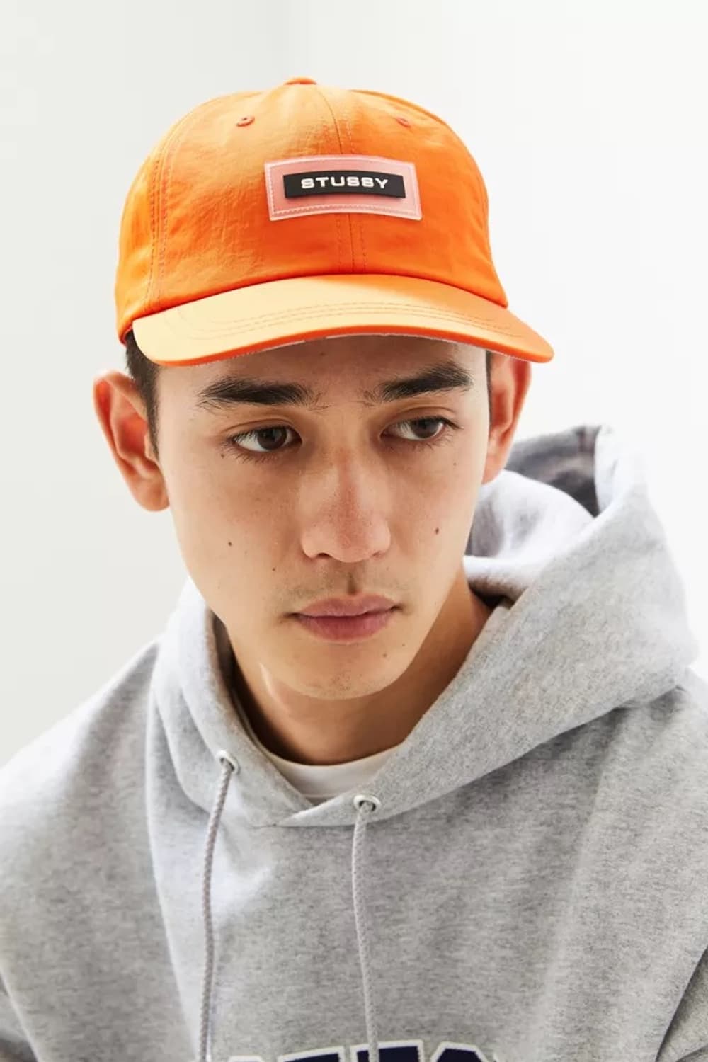새상품 STUSSY 오렌지 나일론 로우프로 캡 상품이미지2