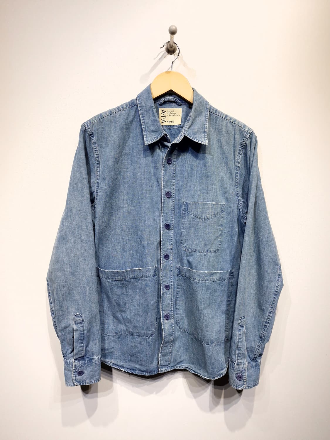 ASPESI 아스페시 유틸리티 투포켓 셔츠 자켓 상품이미지1