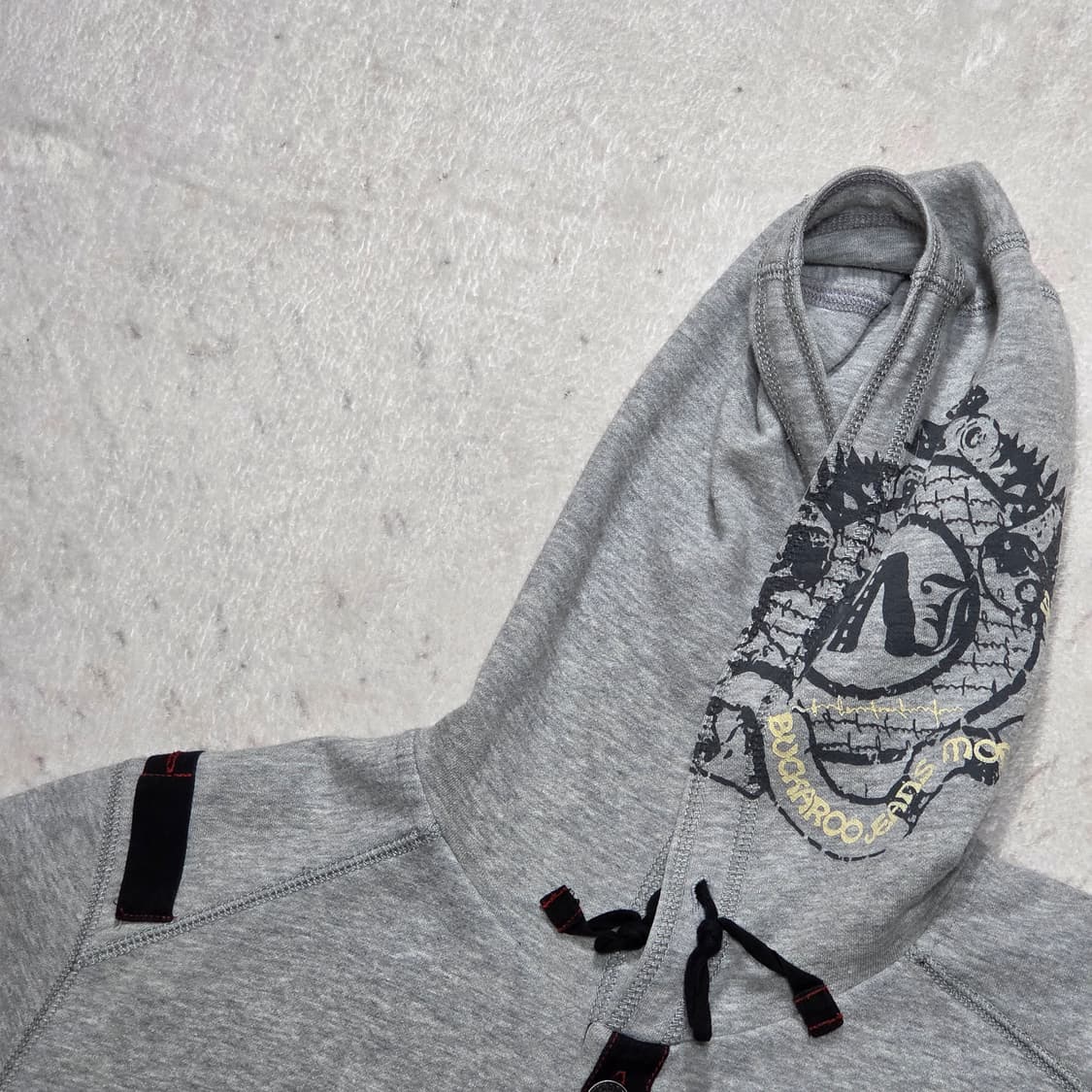 버커루 후드 펑크 프린팅 후드집업 상품이미지2