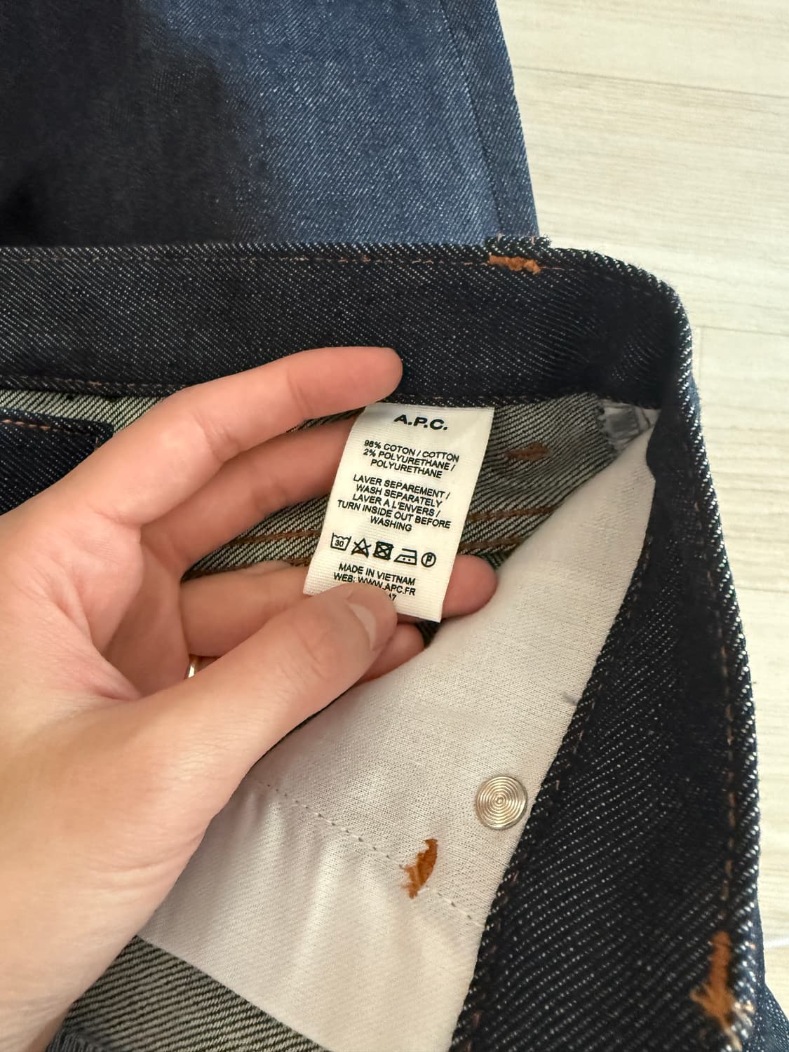 A.P.C 생지데님 [martin jeans] 상품이미지2