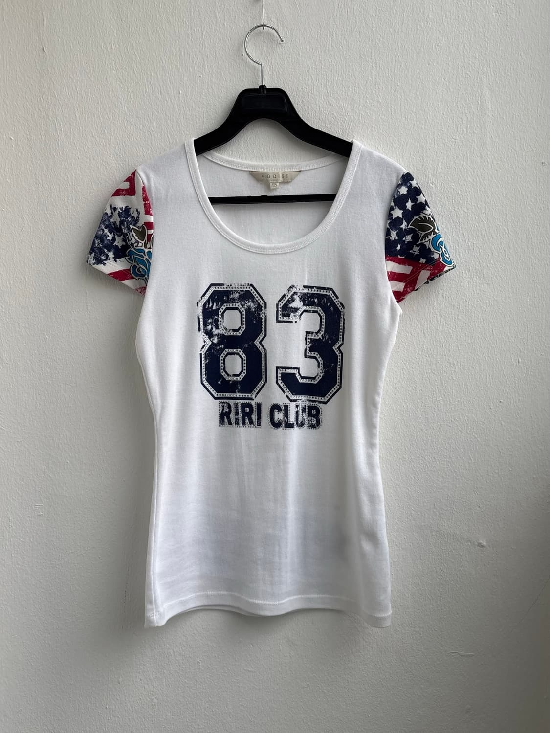 Egoist White Graphic T-shirt 상품이미지1