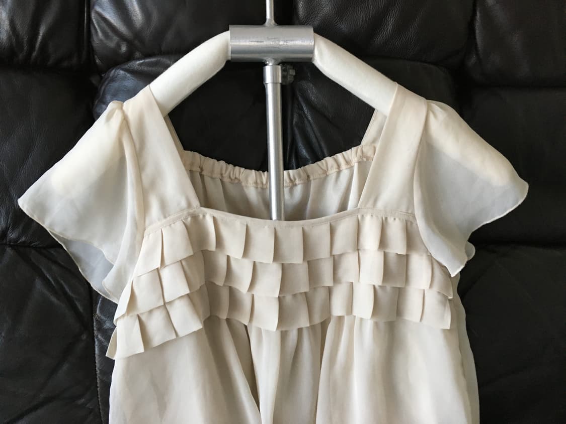 square neck ruffle blouse 상품이미지2