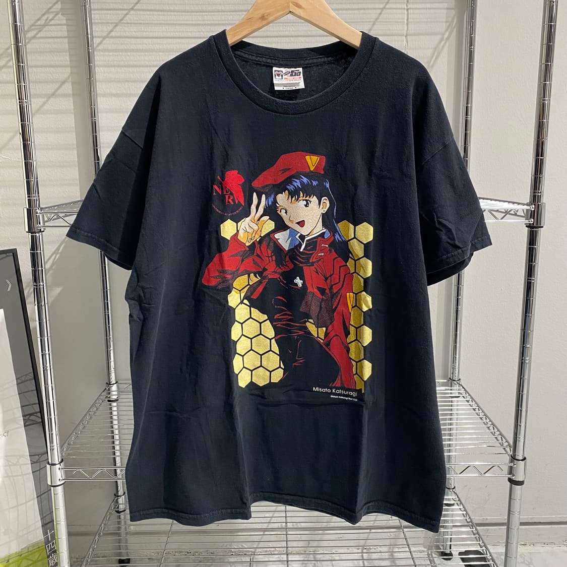 에반게리온 미사토 부틀렉 애니메이션 티셔츠 상품이미지1
