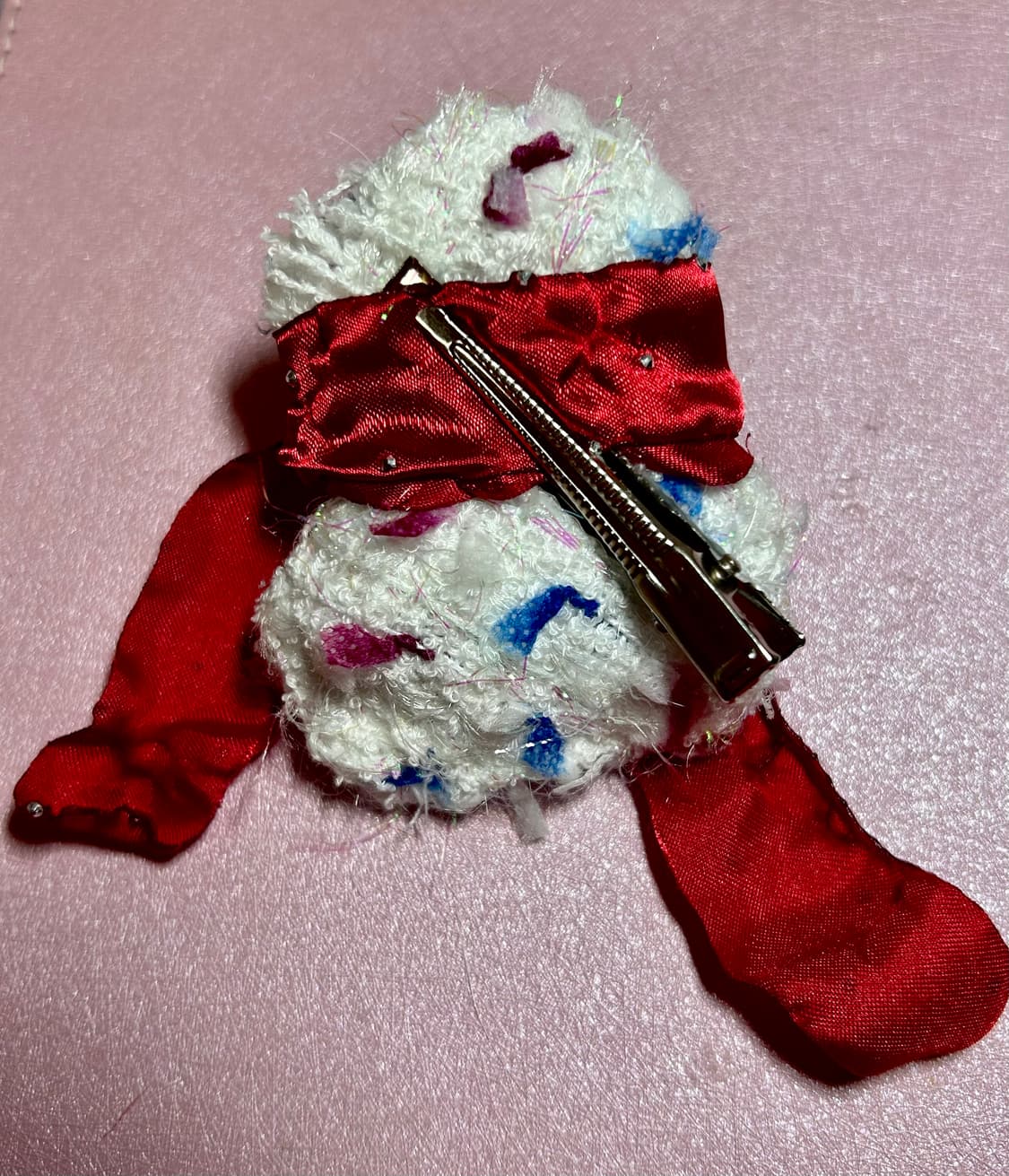 ･:*+. 핸드메이드 박하사탕 롱 머플러 눈사람 헤어핀 상품이미지3