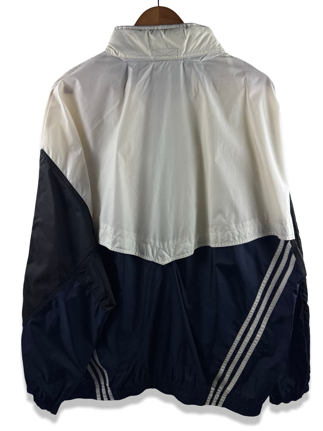 80S ADIDAS 올드스쿨 네이비 블랙 나일론 자켓2917 상품이미지2