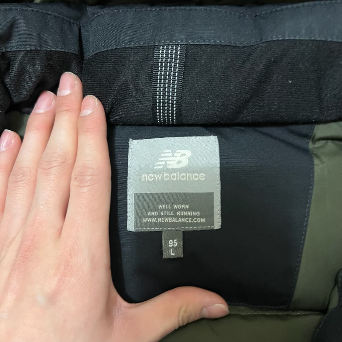 뉴발란스 덕다운 숏 패트롤 후드 숏패딩 L/95  상품이미지6