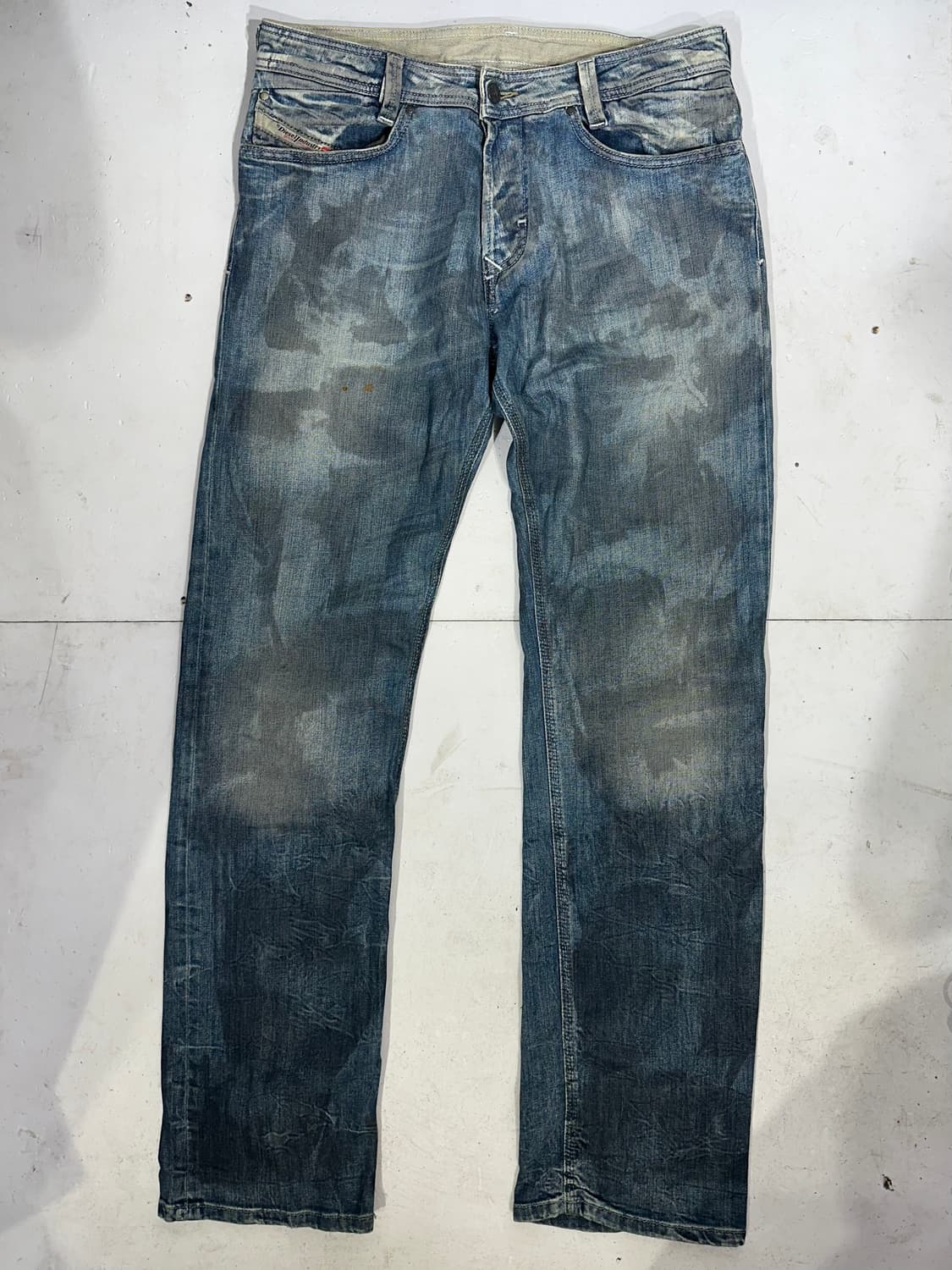 디젤 중청 슬래머 워싱 웨스턴 데님 청바지  상품이미지4