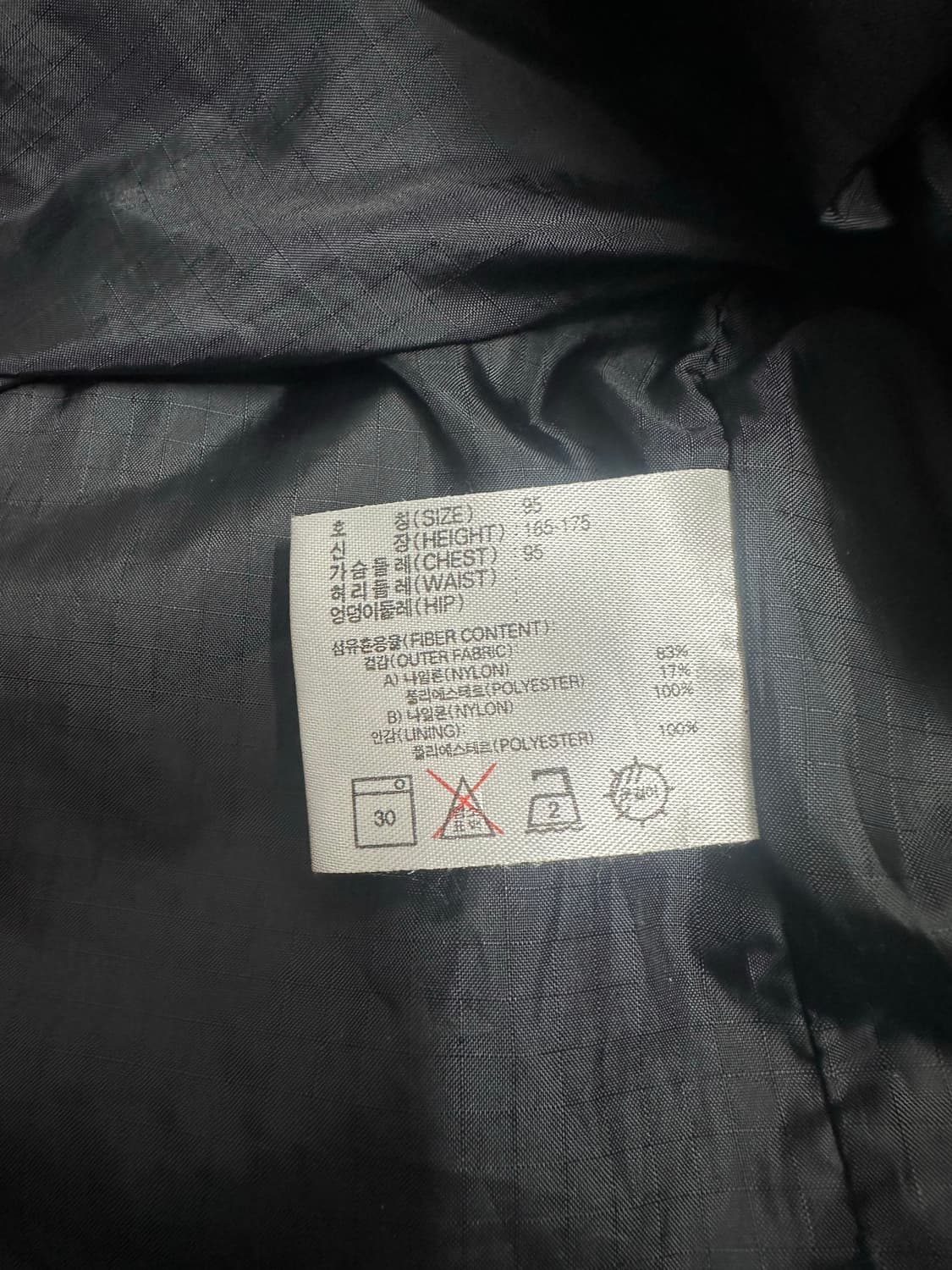 90s 나이키 ACG 스톰핏 자켓 블랙 95 상품이미지8