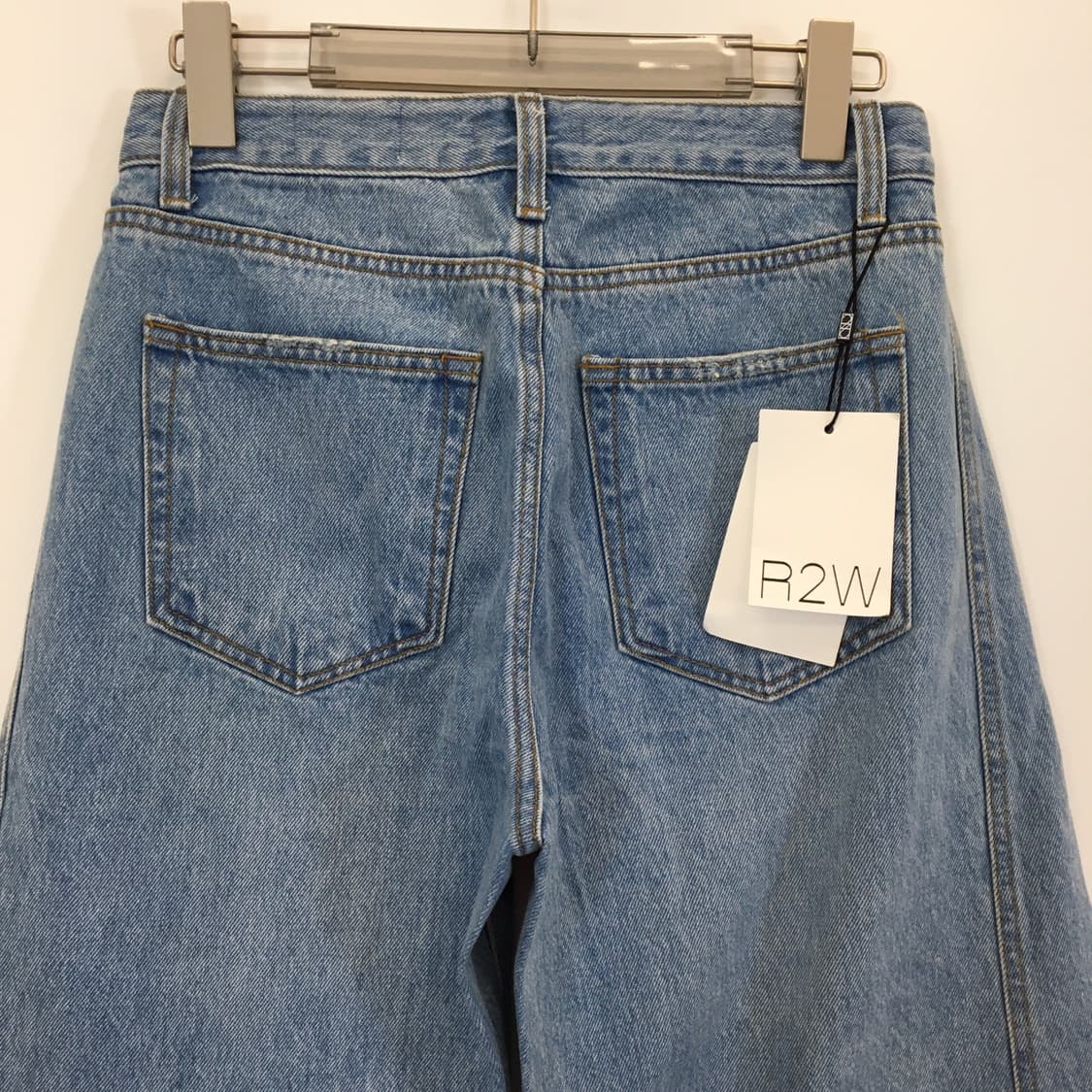 R2W 레디투웨어(새상품)콘데님 사이드패널 와이드 데님진 26 인치  상품이미지5