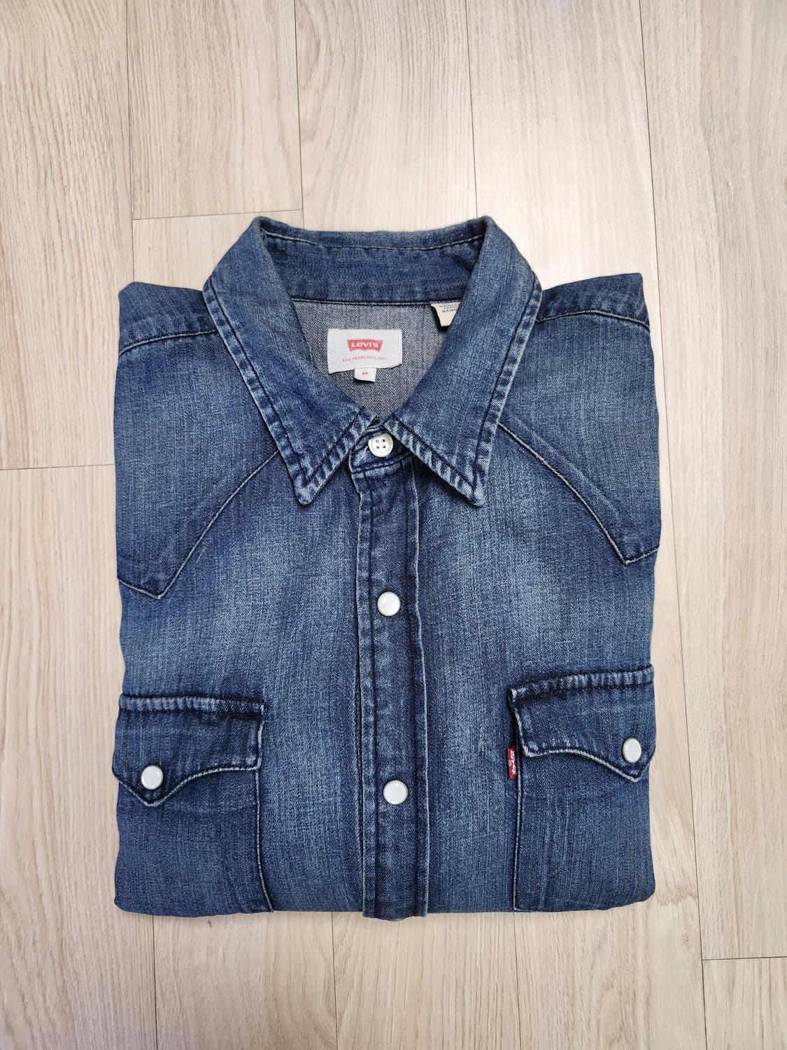 리바이스 웨스턴데님셔츠 (M 상품이미지4