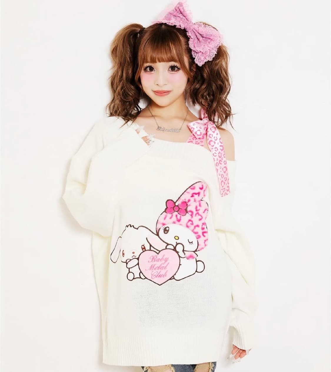 베메클 산리오 슈가버니즈 니트 원피스 상품이미지1