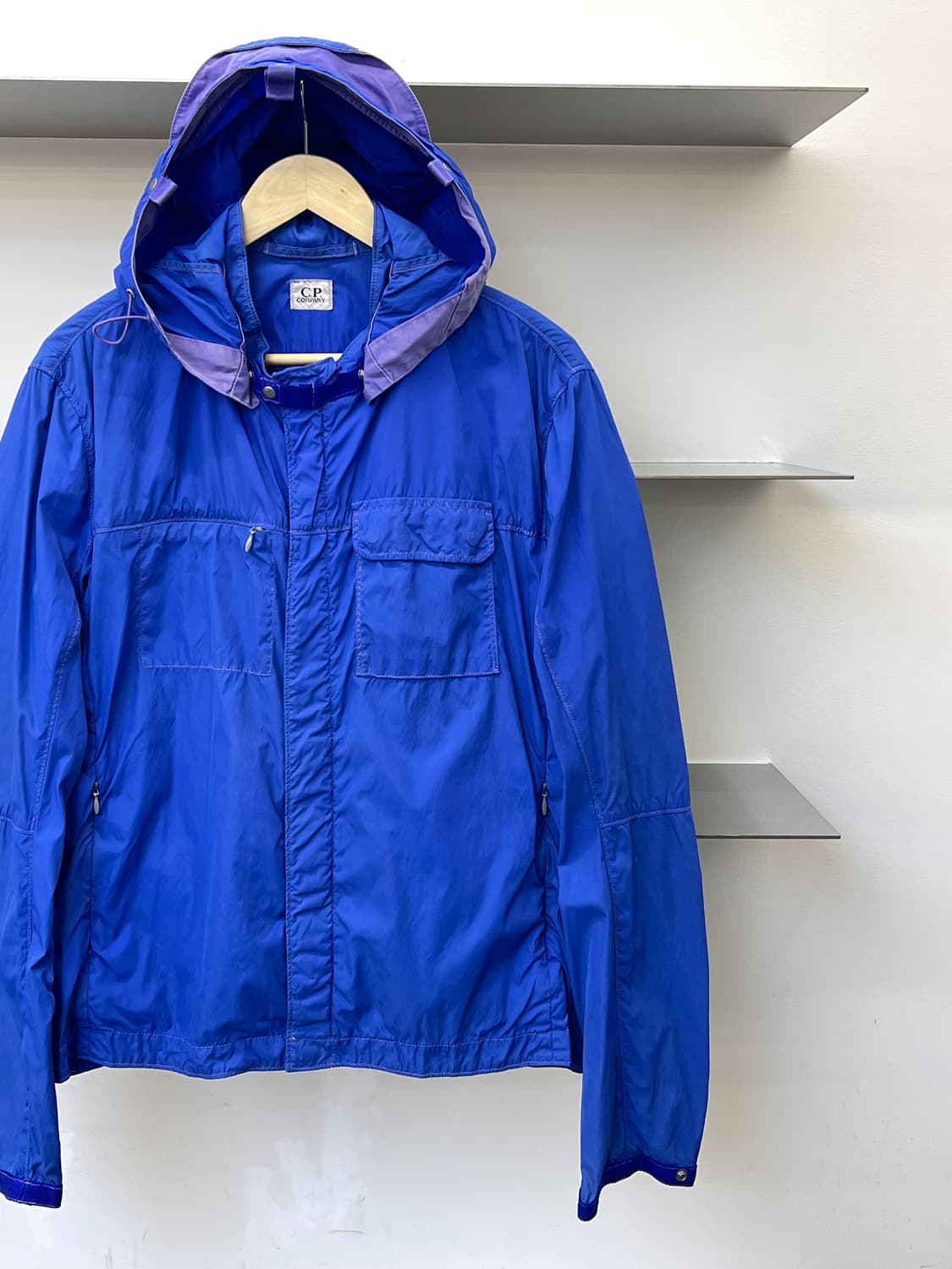씨피컴퍼니 블루 Bariffaldi 나일론 자켓 상품이미지2