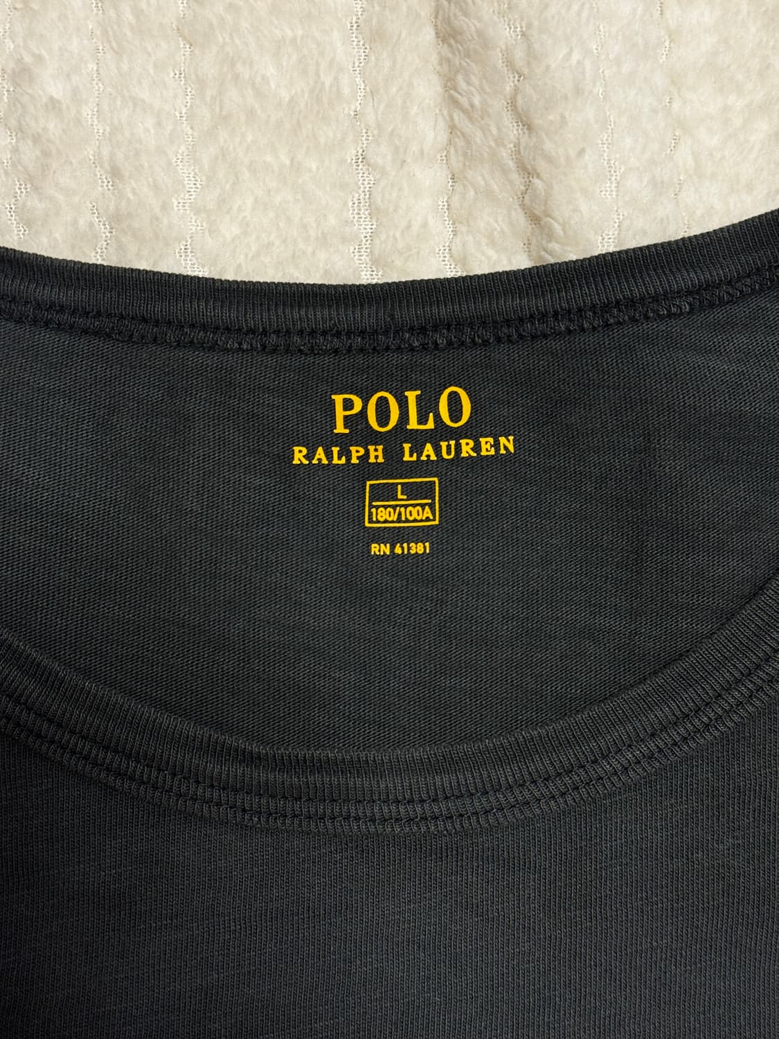 폴로 RL67 플라이트 롱 티셔츠 L 상품이미지2