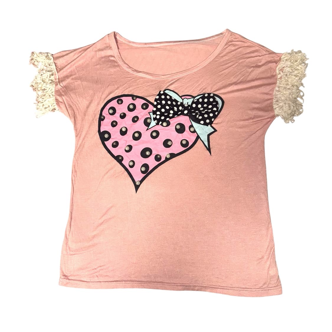 vintage pink heart t-shirt  상품이미지1