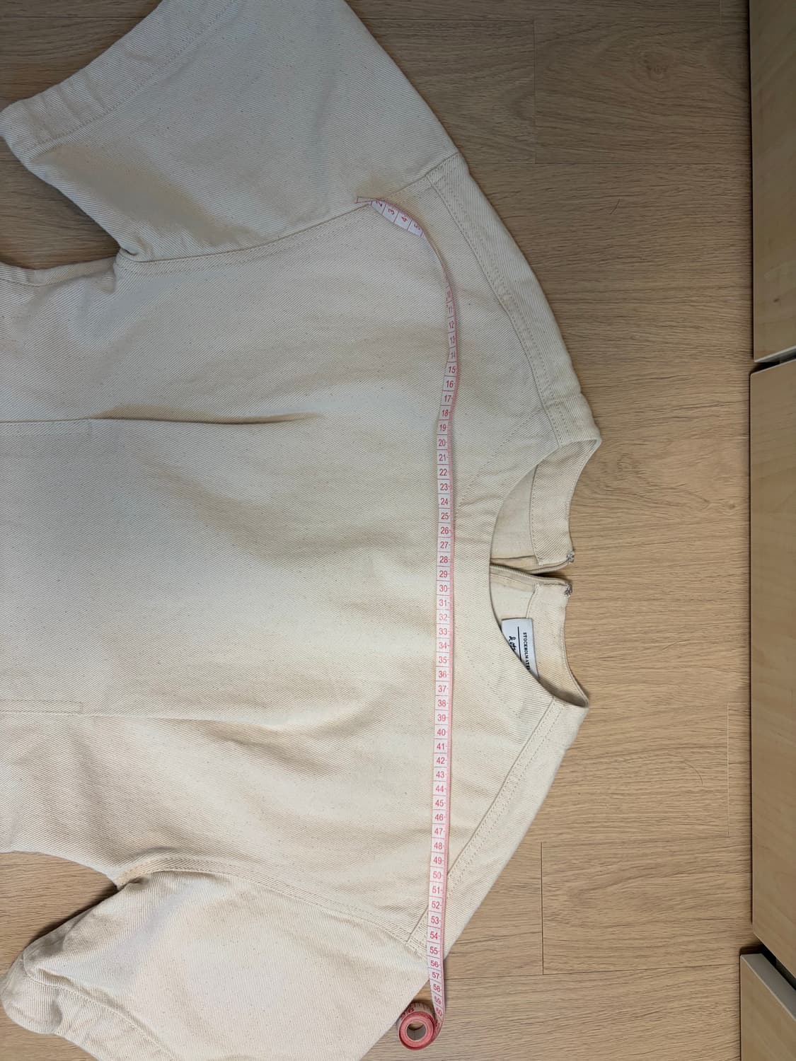 앤아더스토리즈 화이트 데님 미니 드레스 EU 38 상품이미지6