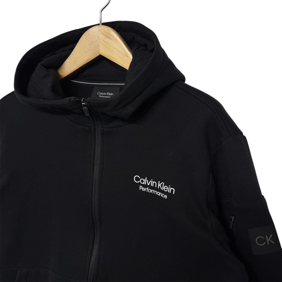 켈빈클라인 로고 후드집업 상품이미지2