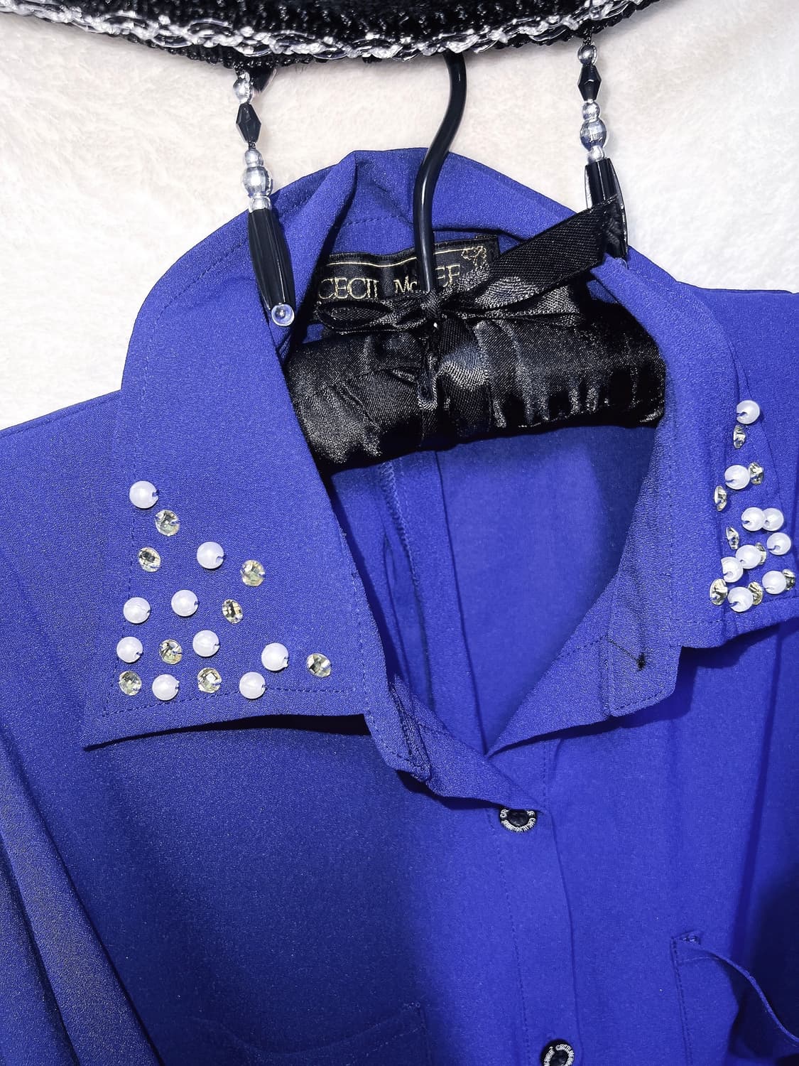 세실맥비 오네갸루 히메 섹시 아게하 어깨트임 셔츠블라우스 핀터 고스펑크 상품이미지10