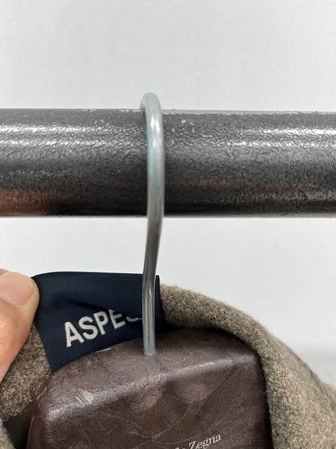 100) 아스페시 카키베이지 울코트  상품이미지7