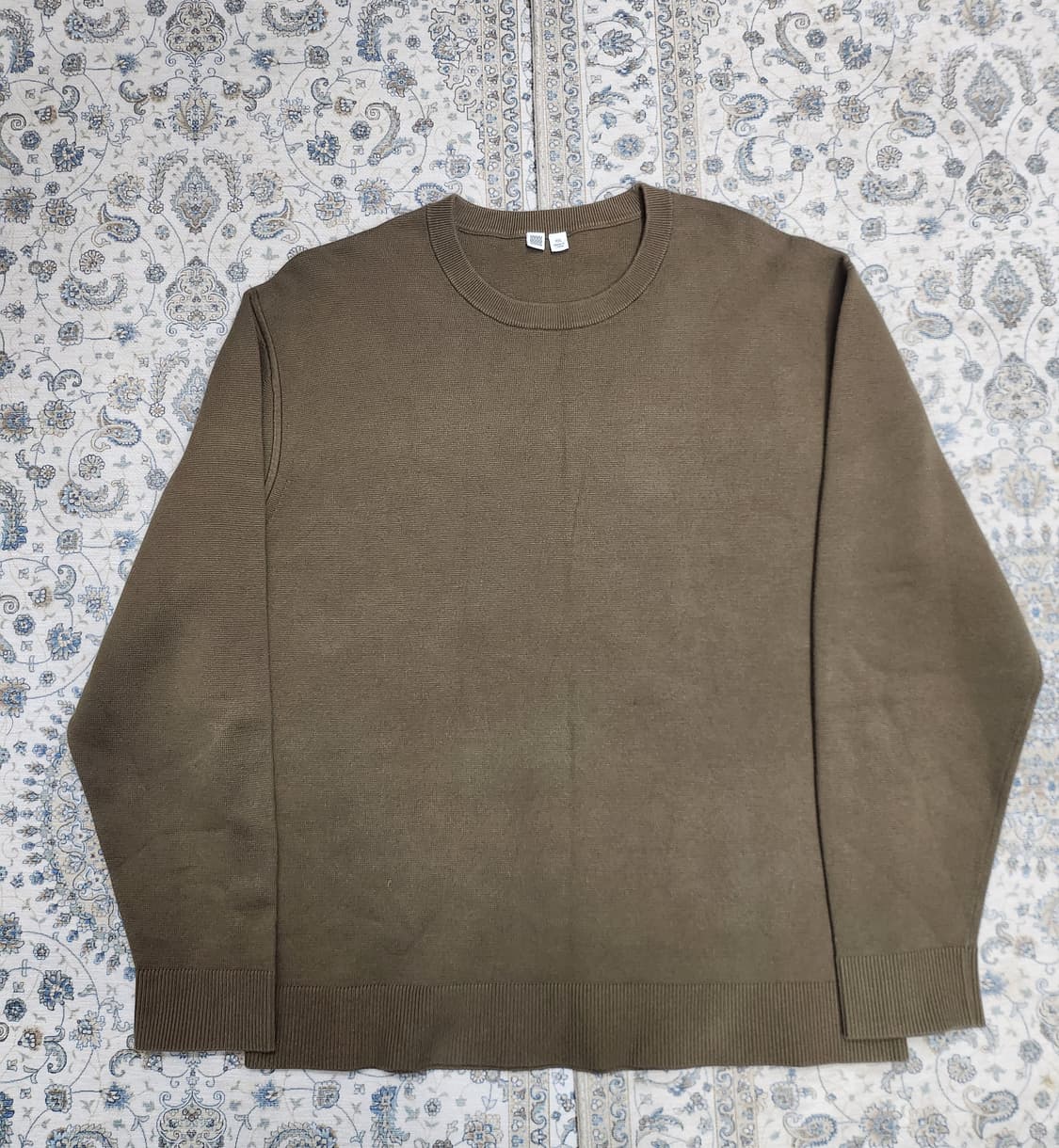 유니클로 카키 브라운 니트 스웨터 2XL 상품이미지1