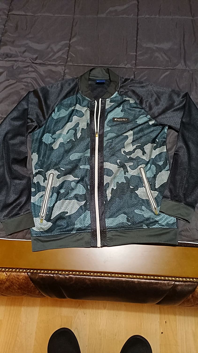 디스커버리 메쉬집업 100 가슴54 기장68 상품이미지1