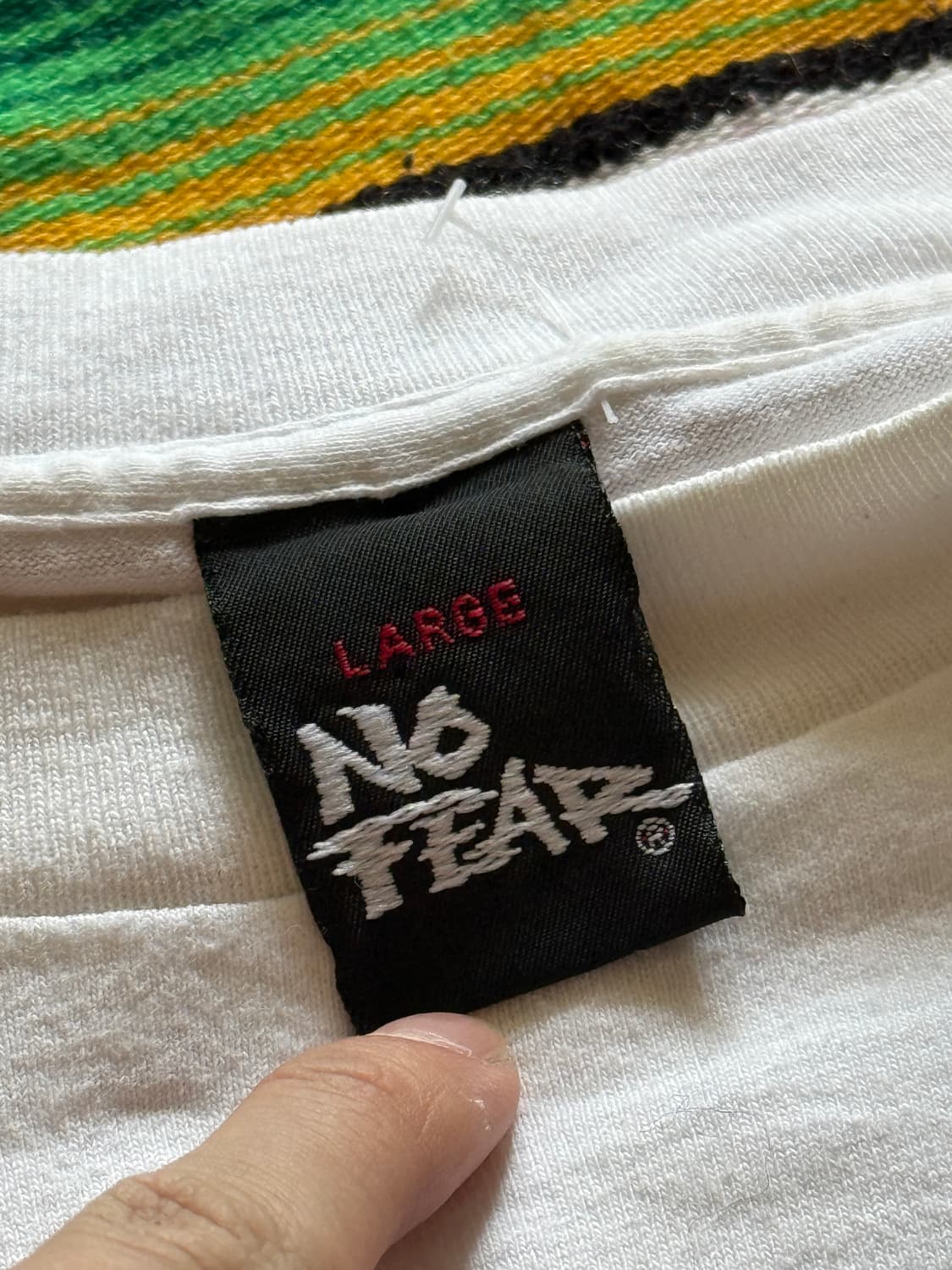 90s USA No Fear No Proof T-shirt 상품이미지9