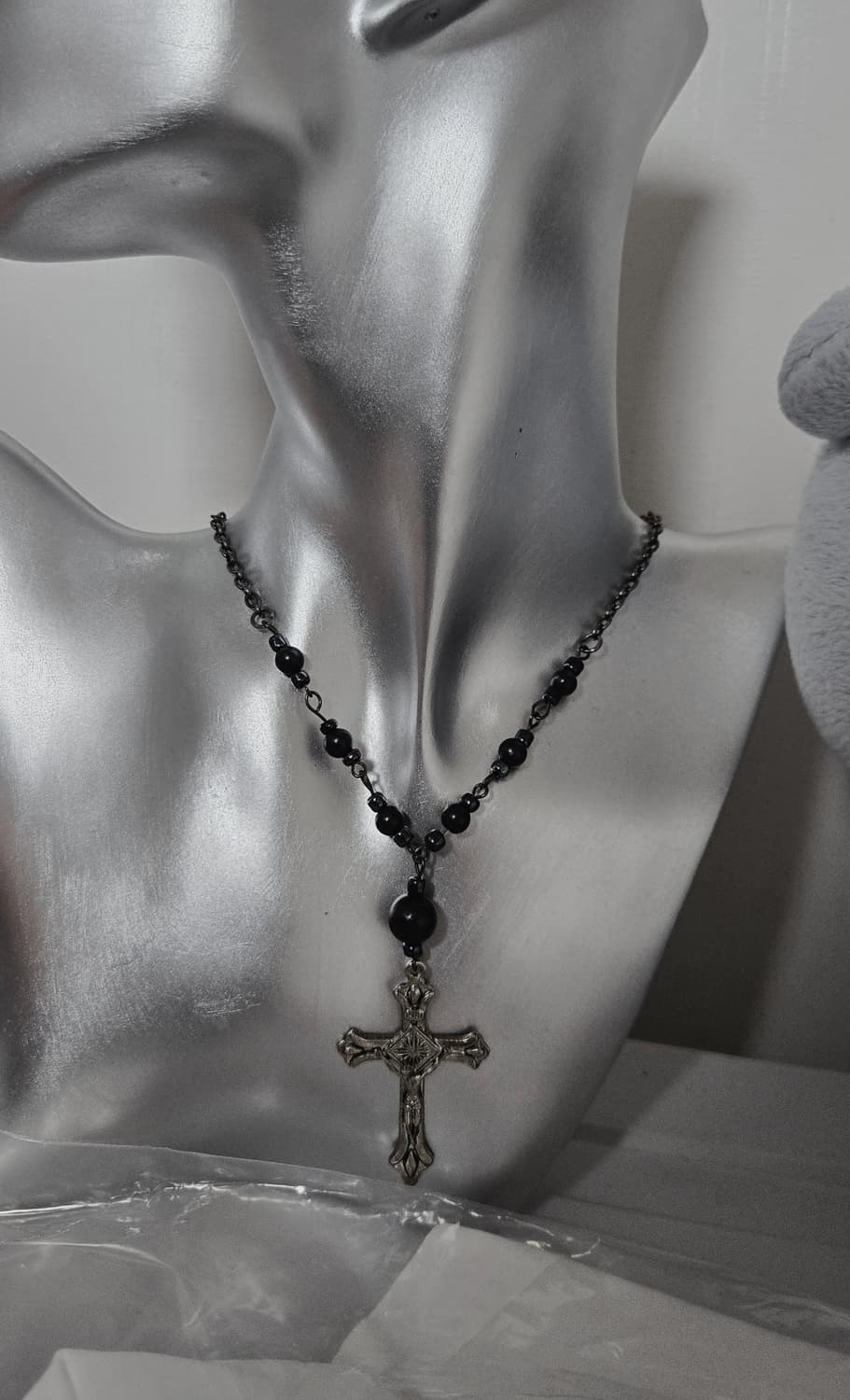 Vintage Pinterest Rosario Necklace 상품이미지2