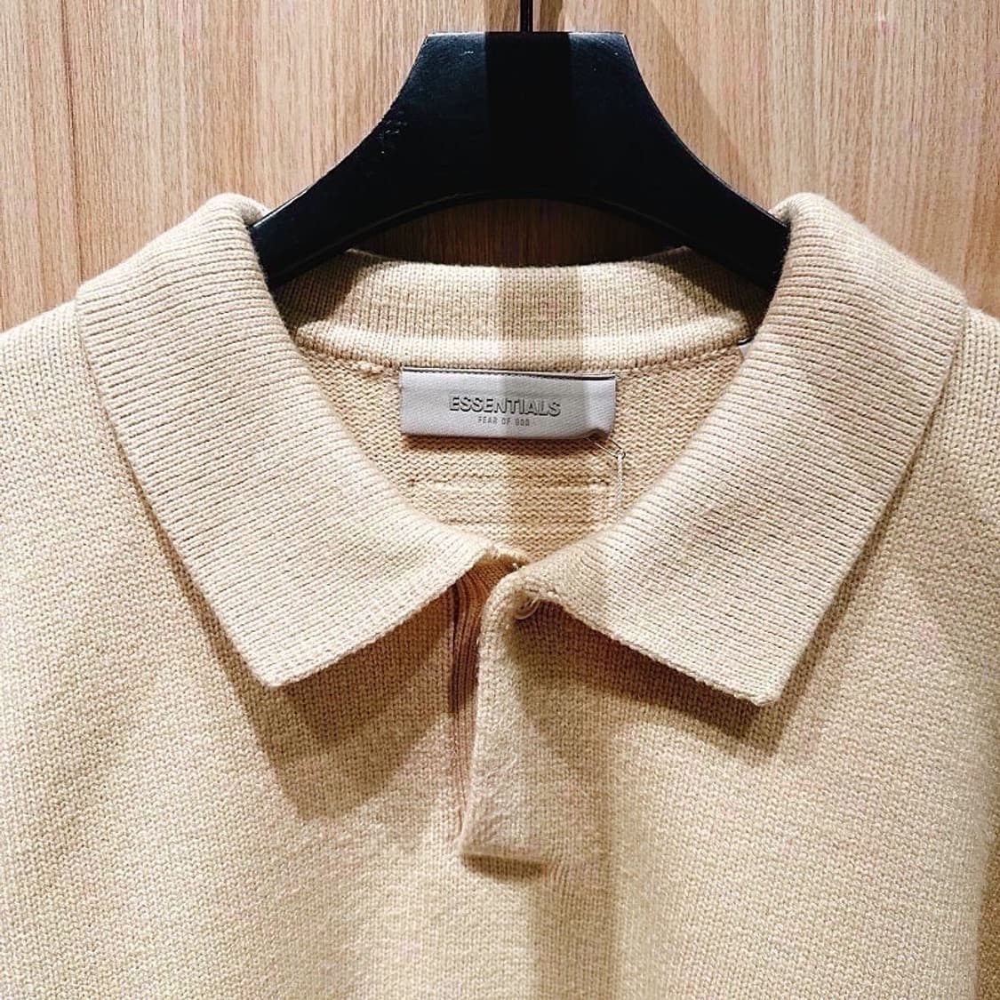 (정품/새상품) 에센셜 피어 오브 갓 남성 샌드베이지 오버사이즈 니트 상품이미지2