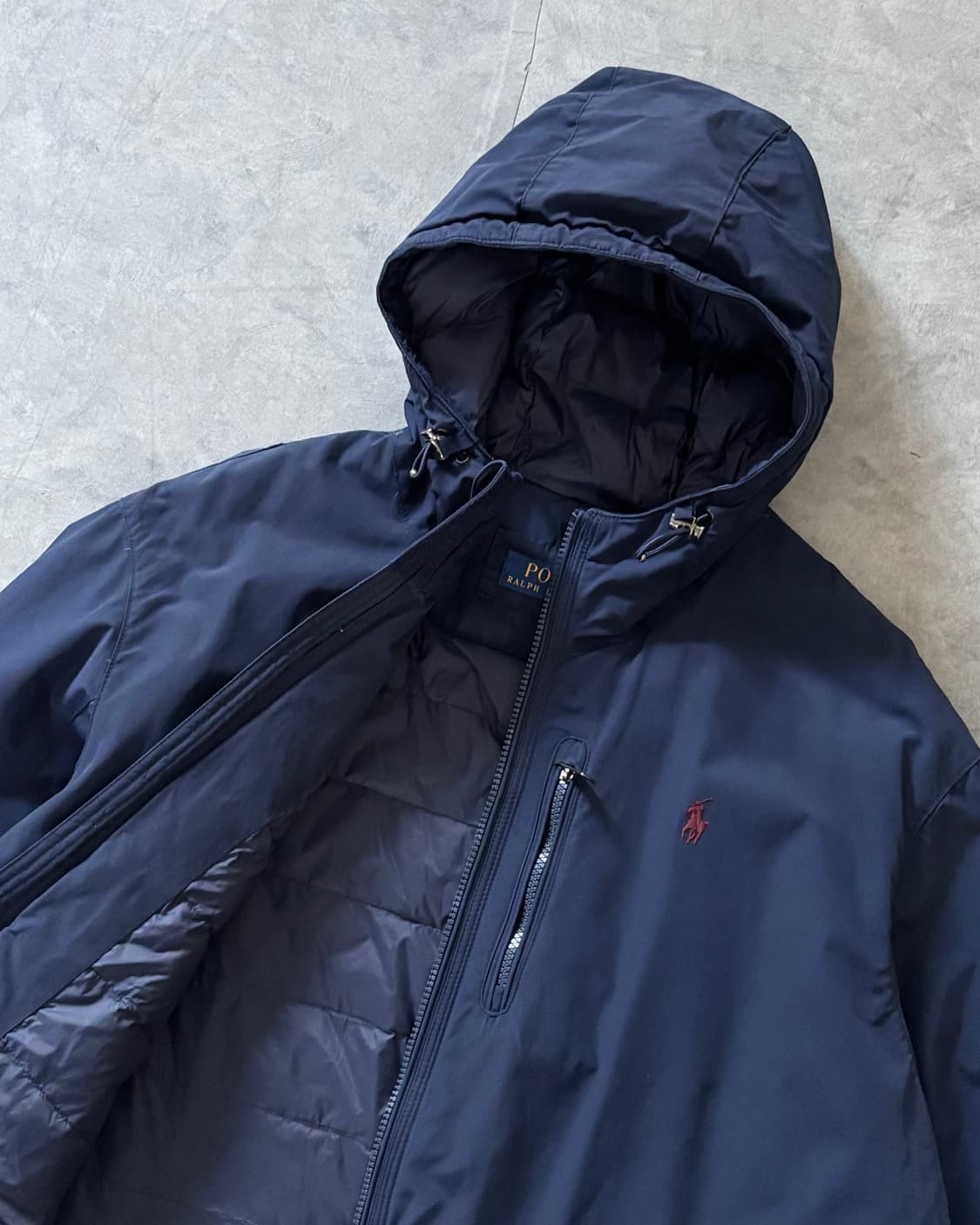 Polo 폴로 랄프로렌 신형 네이비컬러 후디드 덕다운 자켓 상품이미지4