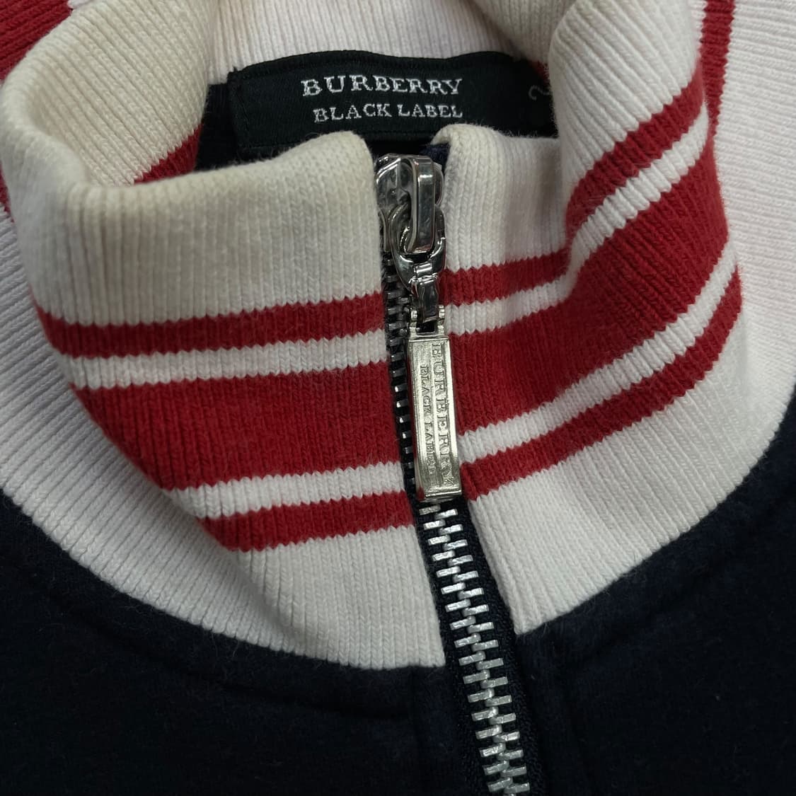 버버리 Burberry 블랙 라벨 크레스트 로고 집업 자켓 상품이미지4