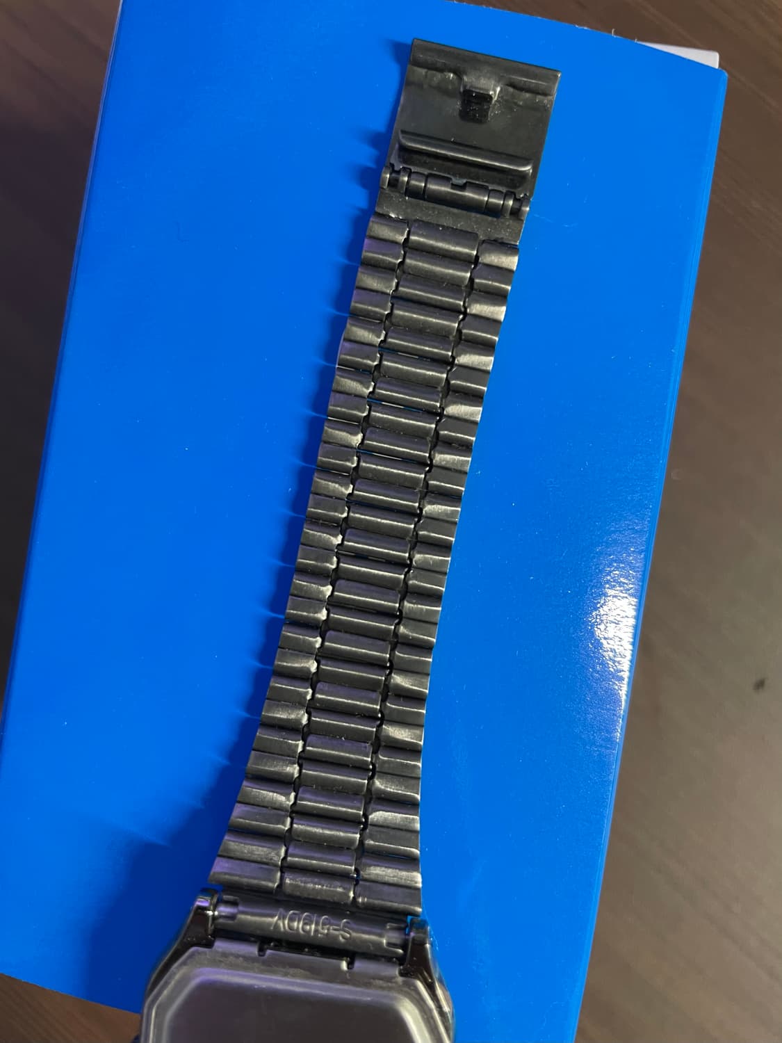 카시오 메탈 시계 청판 모델 aq-230gg 상품이미지4