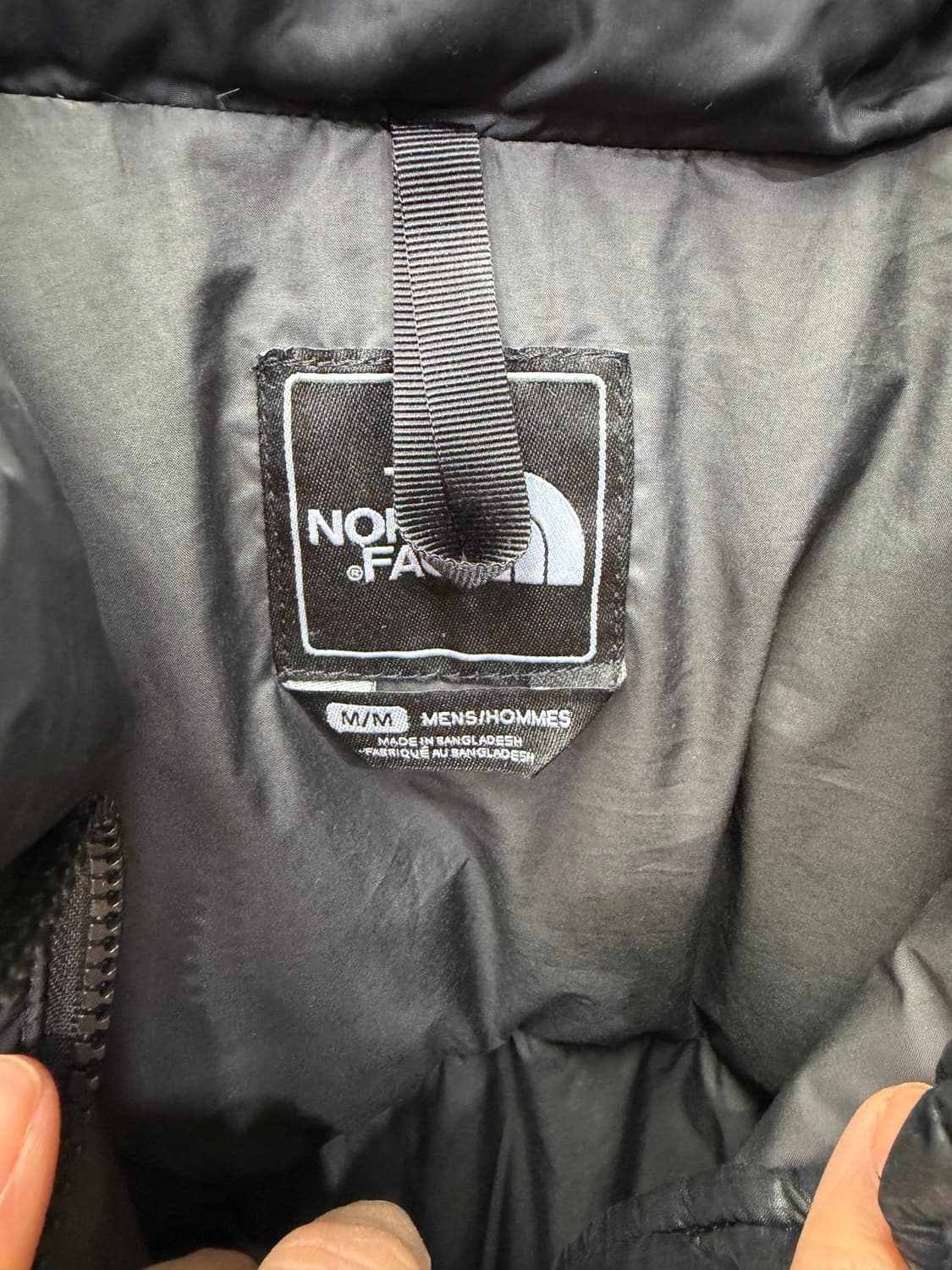 정품) 노스페이스 블랙 눕시패딩 M 상품이미지7